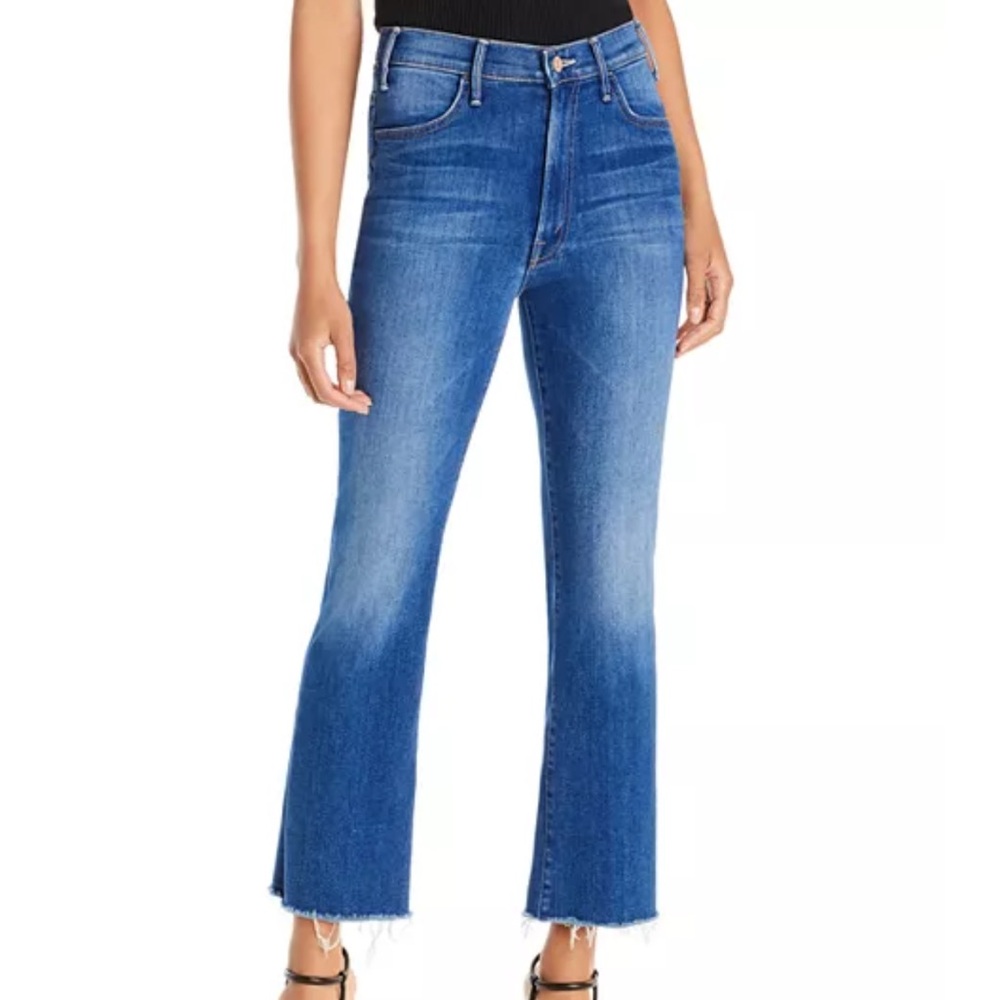 Mother Denim The Hustler Ankle Fray Zip Fly Size 32